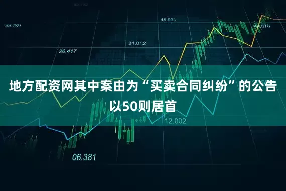 地方配资网其中案由为“买卖合同纠纷”的公告以50则居首