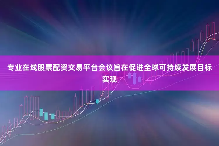 专业在线股票配资交易平台会议旨在促进全球可持续发展目标实现