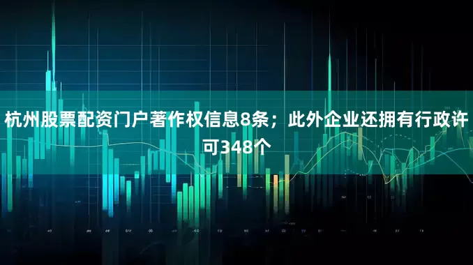 杭州股票配资门户著作权信息8条；此外企业还拥有行政许可348个